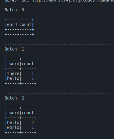 streaming output update